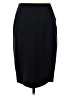 Theory Solid Black Wool Skirt Size 2 - photo 1