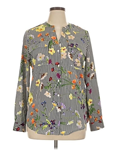 Calvin Klein Long Sleeve Blouse (view 1)