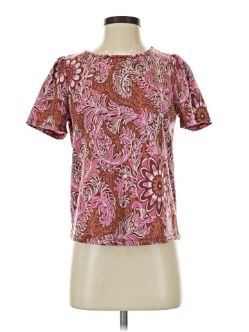 By Anthropologie Short Sleeve Blouse (view 1)