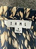 THML 100% Polyester Paisley Gold Cocktail Dress Size S - photo 7