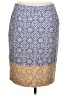 Boden Print Blue Casual Skirt Size 8R - photo 1
