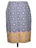 Boden Print Blue Casual Skirt Size 8R - photo 2