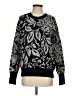 Ellen Tracy Paisley Black Pullover Sweater Size S - photo 1