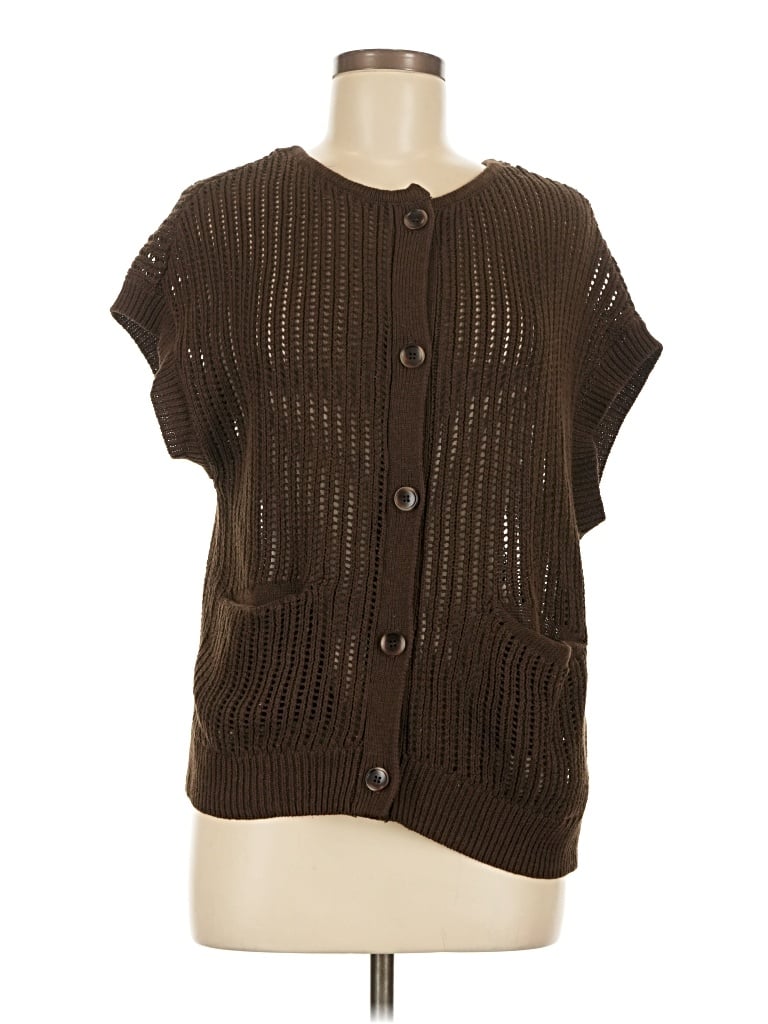 Pre-owned Weekend Sweater Vest In Brown