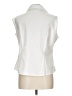 Kasper Ivory Sleeveless Button-Down Shirt Size 12 Petite - photo 2