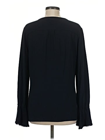 Derek Lam 10 Crosby Long Sleeve Silk Top (view 2)