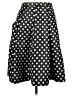 Halogen Polka Dots Black Casual Skirt Size 10 - photo 2