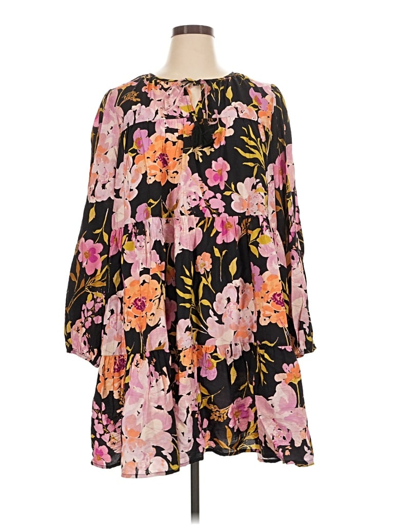 Pre-owned Oddi Casual Dress In Black