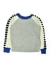 Crewcuts 100% Cotton Color Block Gray Pullover Sweater Size 6 - 7 - photo 1