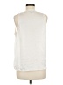 CAbi 100% Polyester Ivory Sleeveless Blouse Size M - photo 2