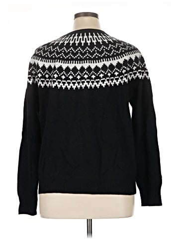 Aqua Cashmere Pullover Sweater (view 2)