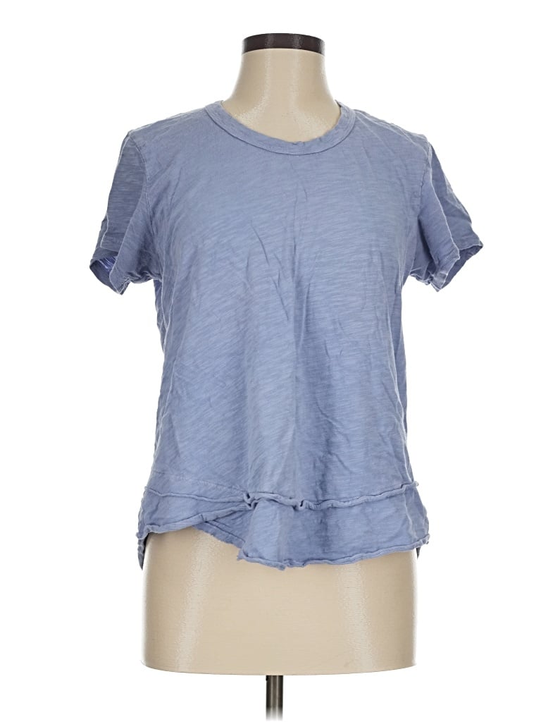 Pre-owned Wilt Short Sleeve Top Blue Crew Neck Tops