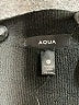 Aqua Solid Black Cocktail Dress Size XS - photo 7