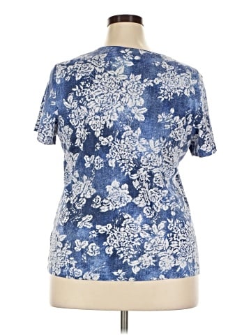 Karen Scott Short Sleeve Blouse (view 2)