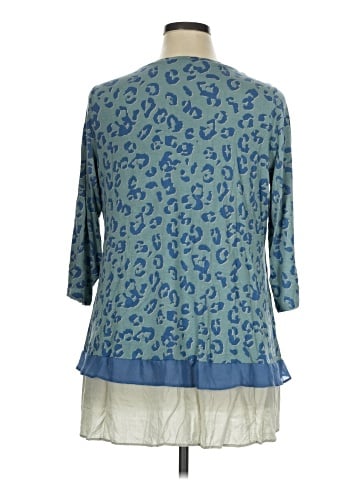 LOGO by Lori Goldstein 3/4 Sleeve T-Shirt (view 2)
