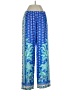 Lilly Pulitzer 100% Polyester Paisley Blue Casual Pants Size S - photo 1