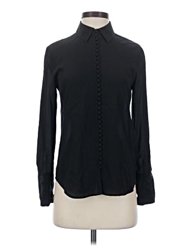 Club Monaco Long Sleeve Silk Top (view 1)