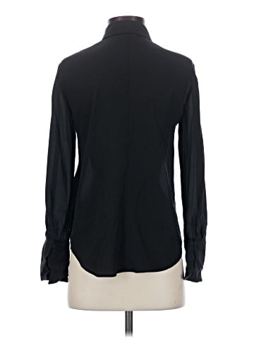Club Monaco Long Sleeve Silk Top (view 2)