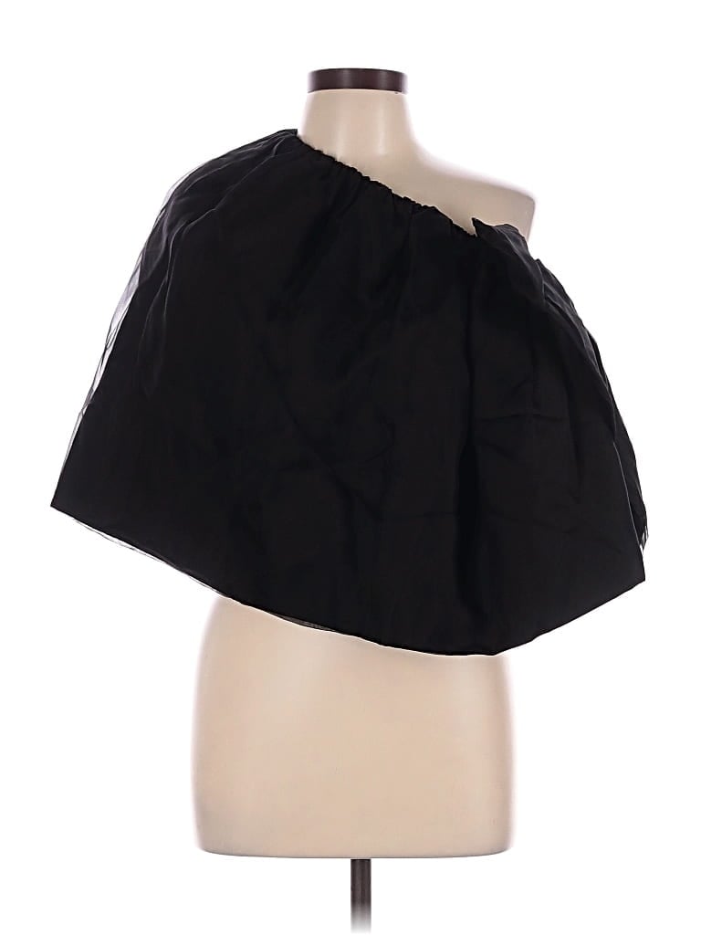 Pre-owned Silk Laundry 3/4 Sleeve Blouse In Black