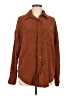 Unbranded 100% Polyester Brown Long Sleeve Blouse Size M - photo 1