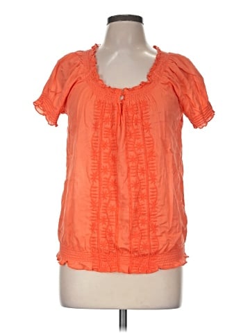 St. John's Bay Short Sleeve Blouse (view 1)