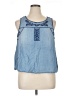 Billy T 100% Lyocell Blue Sleeveless Blouse Size XL - photo 1