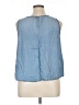 Billy T 100% Lyocell Blue Sleeveless Blouse Size XL - photo 2