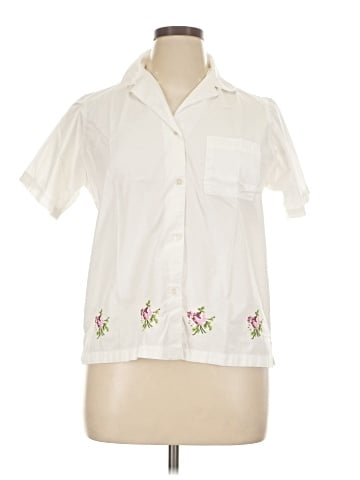 Laura Ashley Short Sleeve Blouse (view 1)