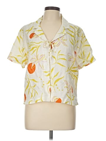 Calypso St. Barth Short Sleeve Blouse (view 1)