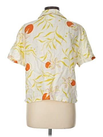 Calypso St. Barth Short Sleeve Blouse (view 2)