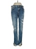 Zara Basic Hearts Blue Jeans Size 4 - photo 1