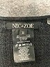 Nic + Zoe Color Block Black Pullover Sweater Size 3X - photo 7