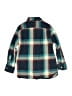 Crewcuts 100% Cotton Plaid Teal Long Sleeve Button-Down Shirt Size 4 - 5 - photo 2