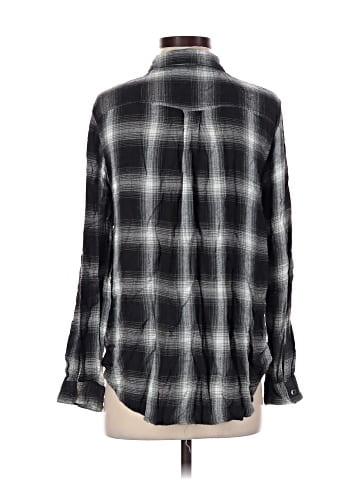 Topshop Long Sleeve Button-Down Shirt (view 2)