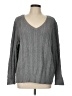 St. John's Bay Gray Pullover Sweater Size L - photo 1