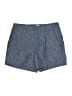 Gap 100% Cotton Chevron-herringbone Blue Shorts Size 8 - photo 1