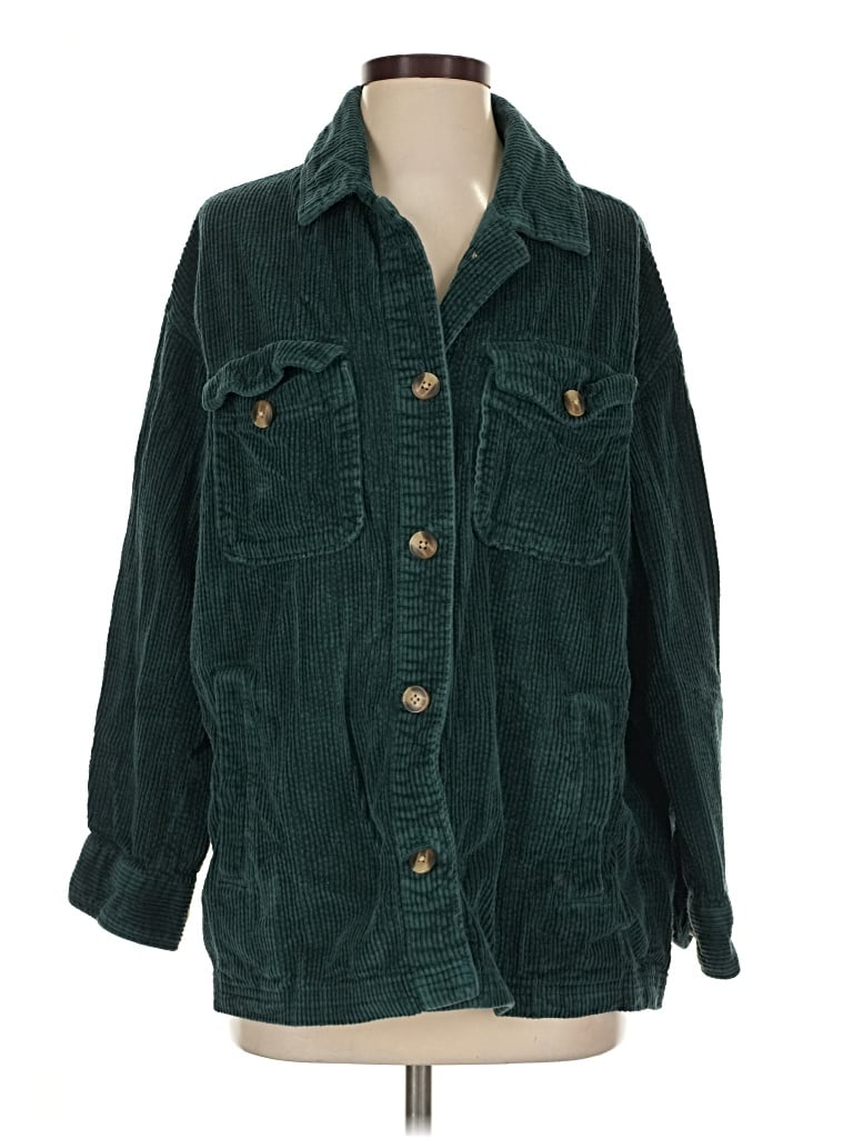Pre-owned Aerie Jacket In Green
