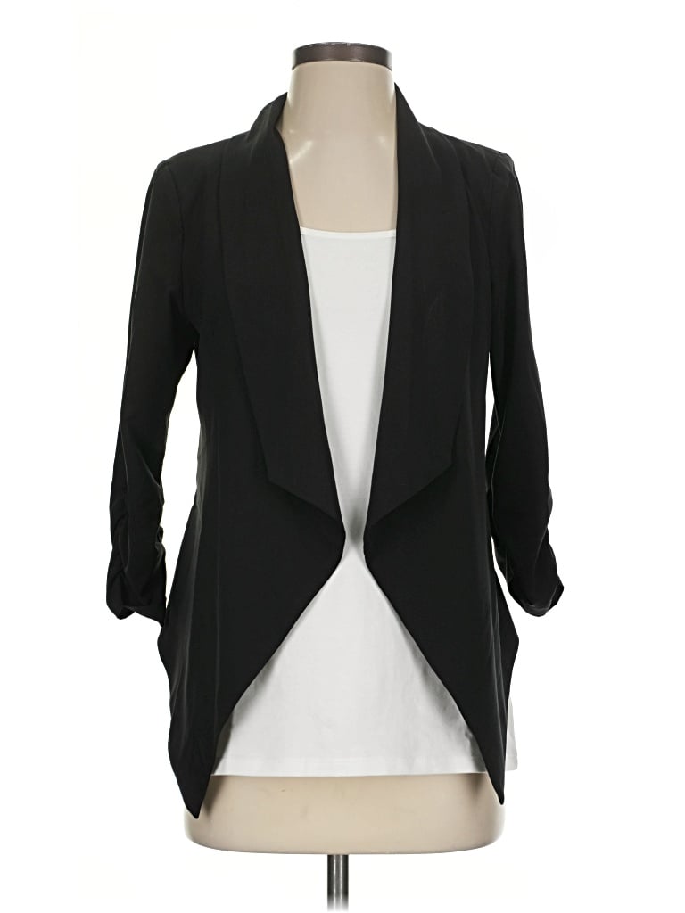 Pre-owned Pearl Blazer Jacket In Black