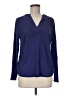Chico's Blue Long Sleeve Blouse Size Med (1) - photo 1
