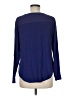 Chico's Blue Long Sleeve Blouse Size Med (1) - photo 2