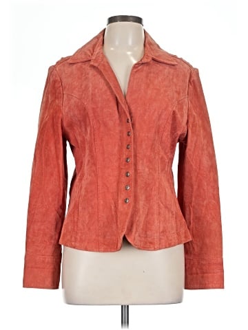 Christopher & Banks Leather Jacket (view 1)
