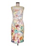 Neiman Marcus Print White Cocktail Dress Size M - photo 1