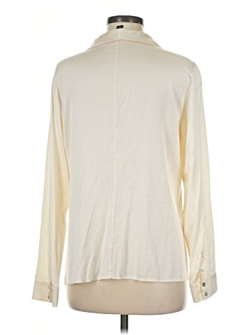 Eileen Fisher Long Sleeve Silk Top (view 2)
