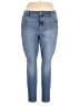 d.jeans Solid Blue Jeans Size 16 - photo 1