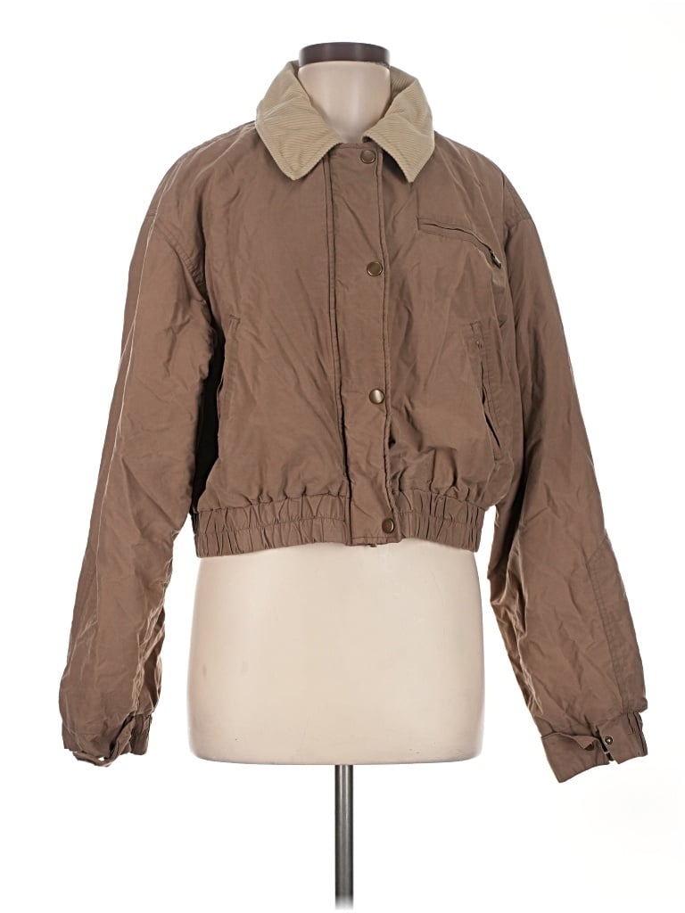 Pre-owned Zara Jacket In Brown