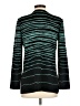 MING WANG Stripes Teal Blazer Size S - photo 2