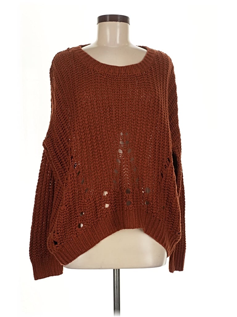 Pre-owned Timing Pullover Sweater In Brown