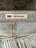 Levi's Stripes Blue Denim Shorts Size 14R - photo 3