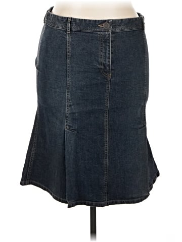 INC International Concepts Denim Skirt (view 1)