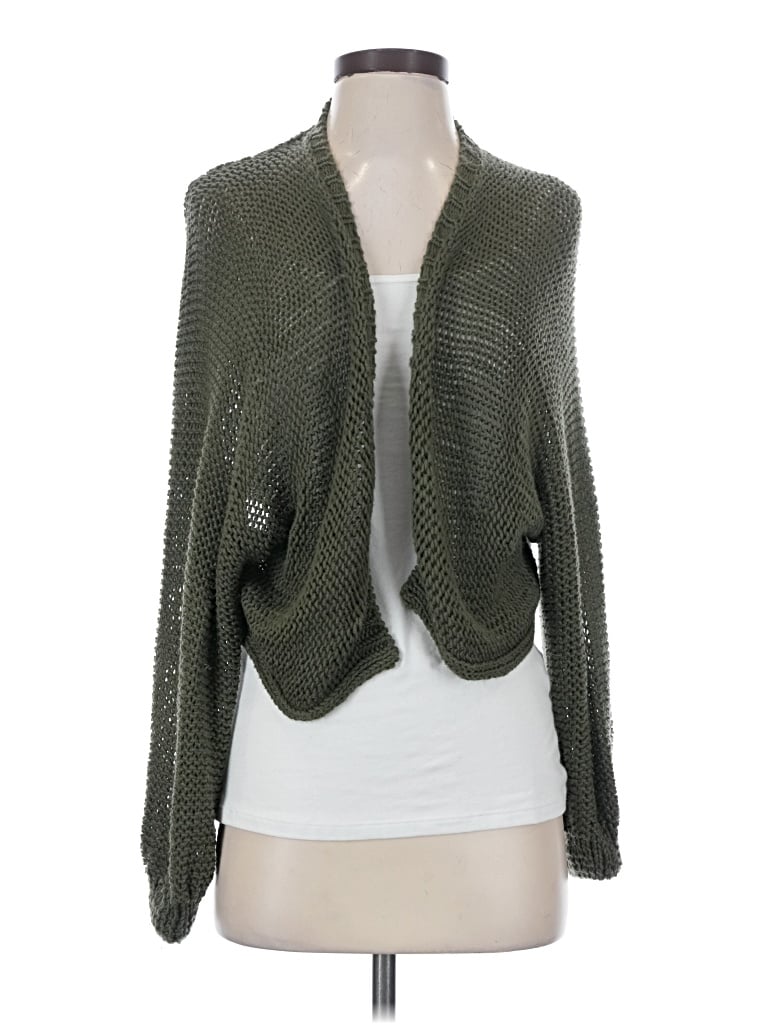 Pre-owned Kimchi Blue Cardigan Sweater In Green